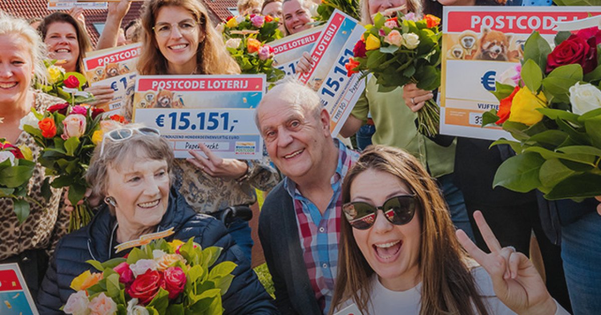 55 inwoners uit Papendrecht verdelen € 1 MILJOEN - Postcode Loterij