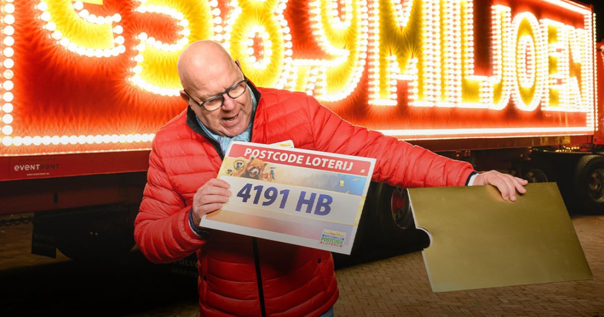 PostcodeKanjer van € 58,9 MILJOEN valt in Geldermalsen Nationale Postcode Loterij