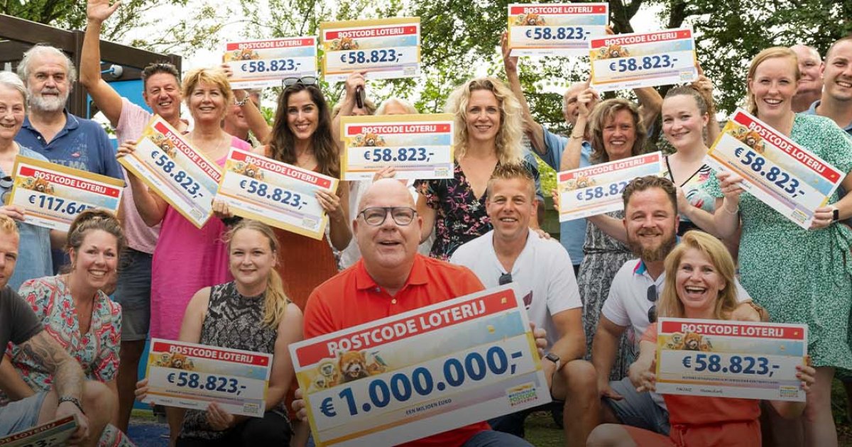 Winnaars uit Heemskerk verdelen € 1 MILJOEN Nationale Postcode Loterij