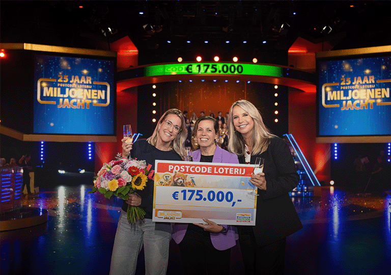 Blije winnaar