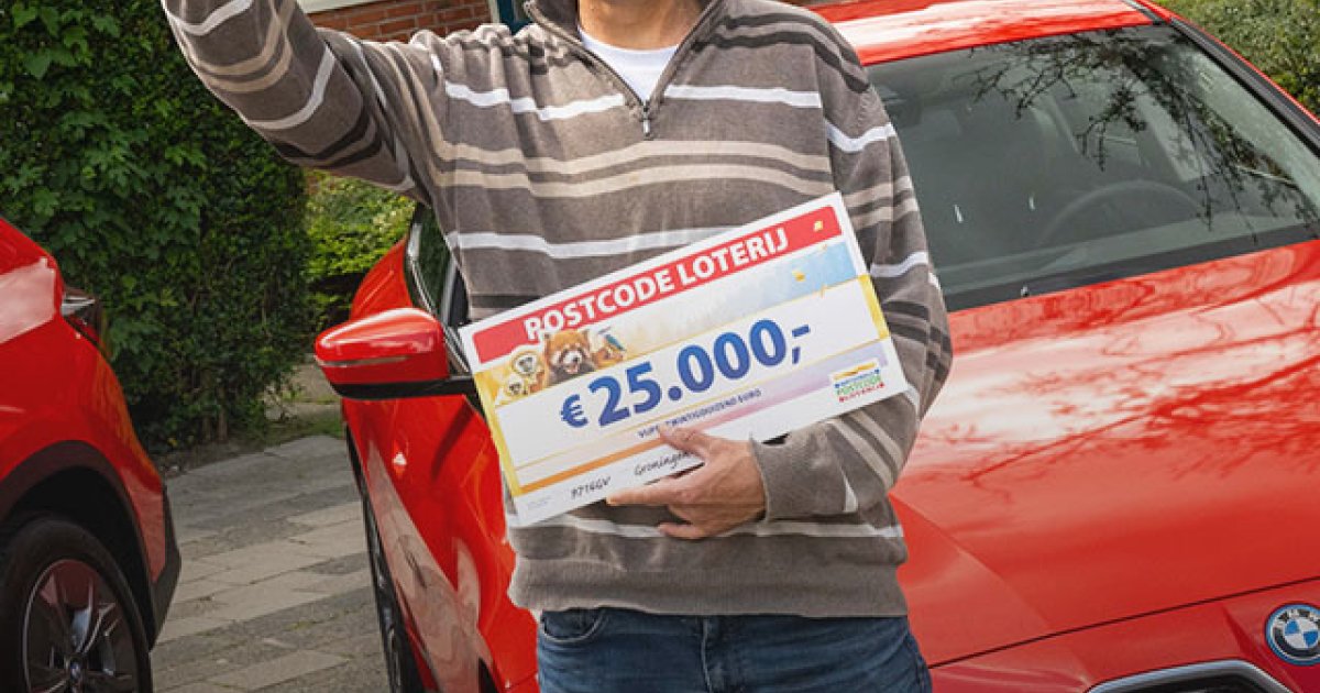 Martijn uit Groningen wint een gloednieuwe auto - Nationale Postcode