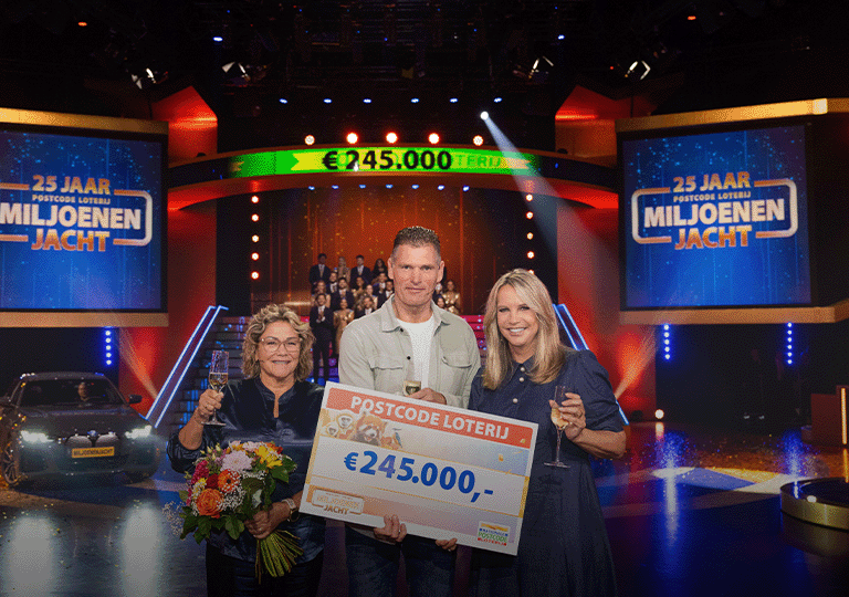 Man wint €245.000,- bij postcode loterij miljoenenjacht