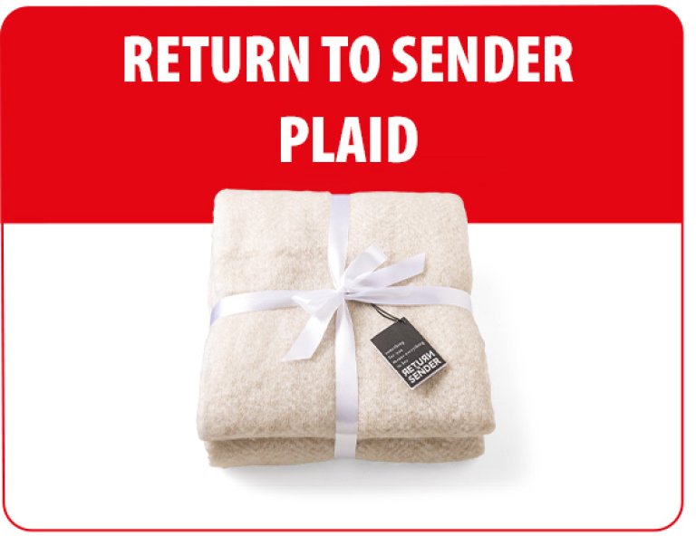 Return to sender plaid