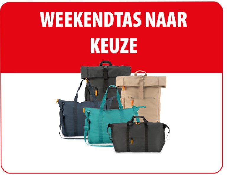 Weekendtas naar keuze
