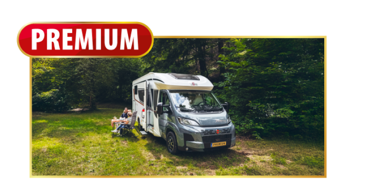 Mooie camper die je kan winnen met premium