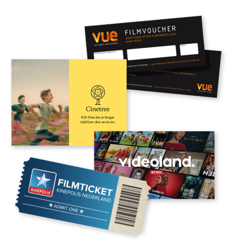 Film naar keuze van pathe, vue, kinepolis en cinetree