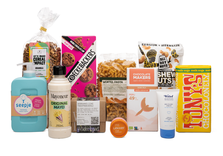 Aantal producten die in het heerlijk pakket zitten