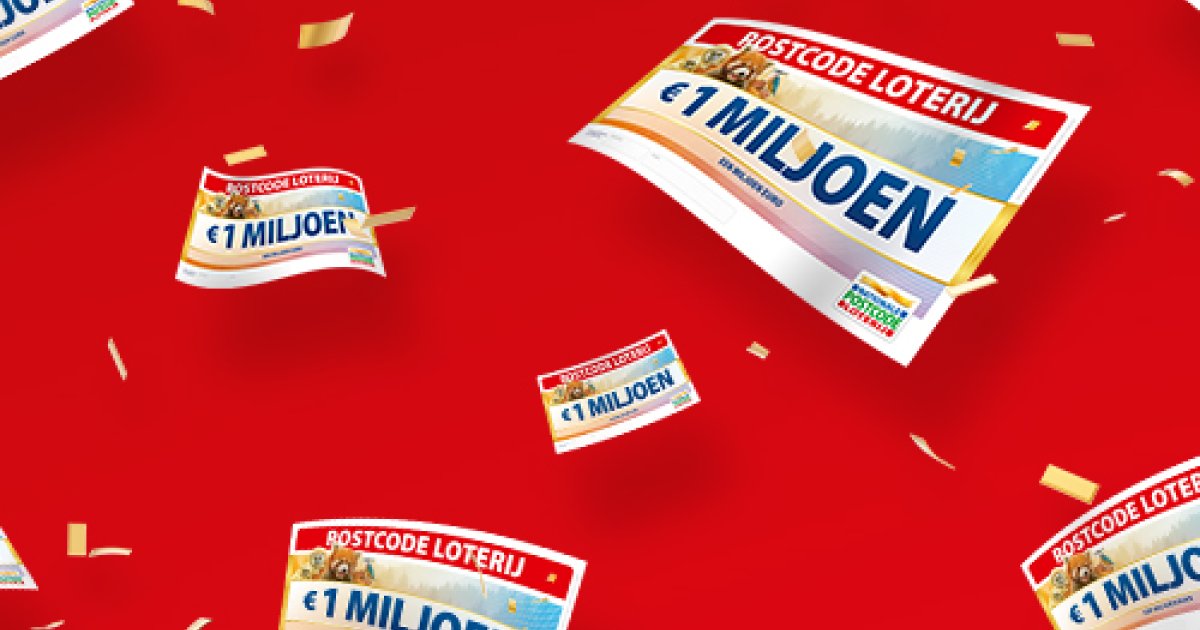 Uitslagen 10x € 1 MILJOEN Nationale Postcode Loterij