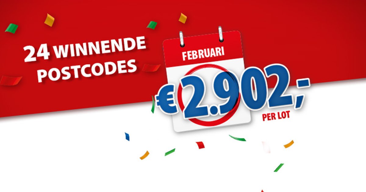 Een extra dag, een EXTRA PRIJS! Nationale Postcode Loterij